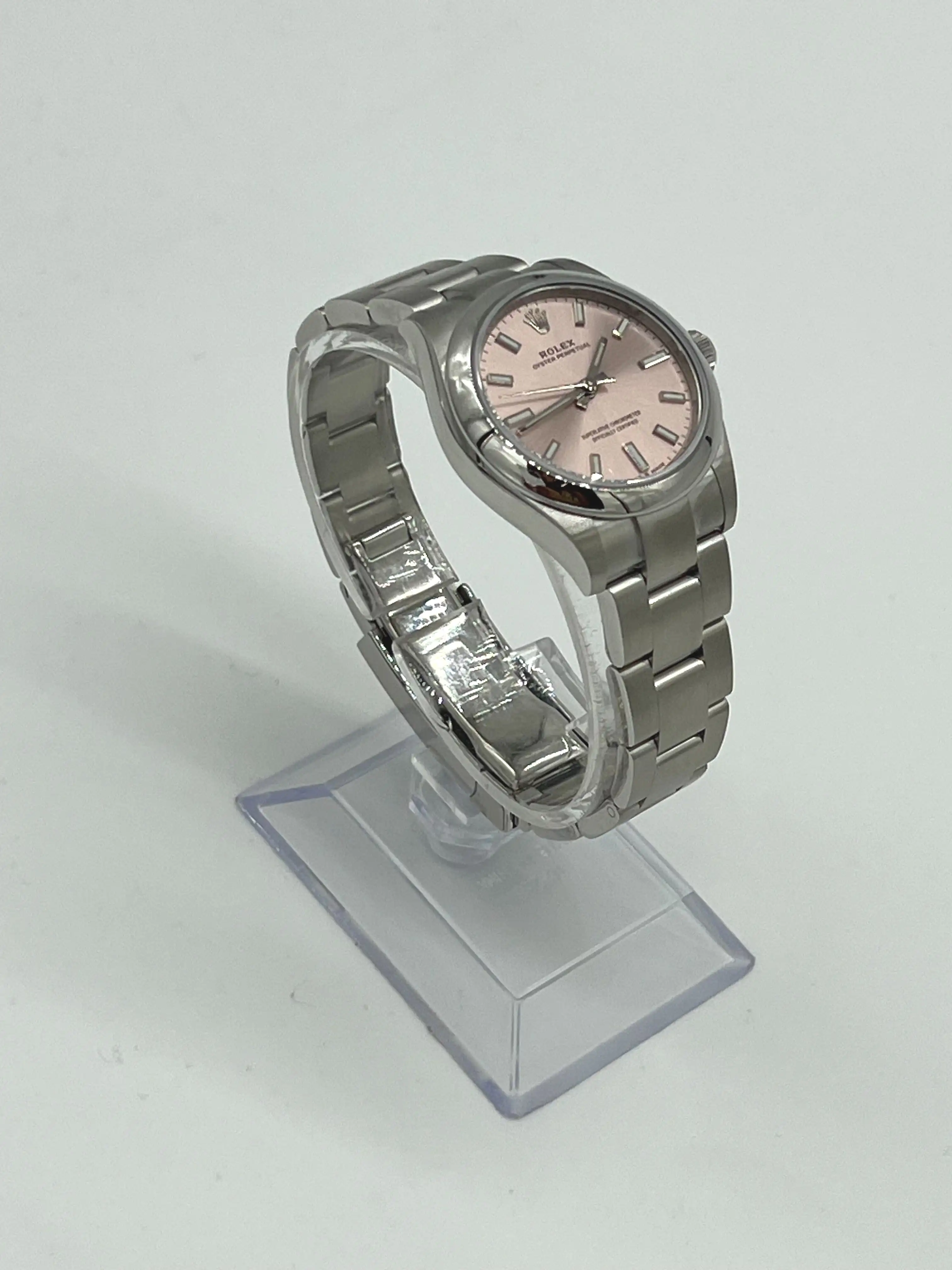 Rolex Oyster Perpetual 31 277200 ‘Ladies’ Stainless Steel Pink Dial - Image 3