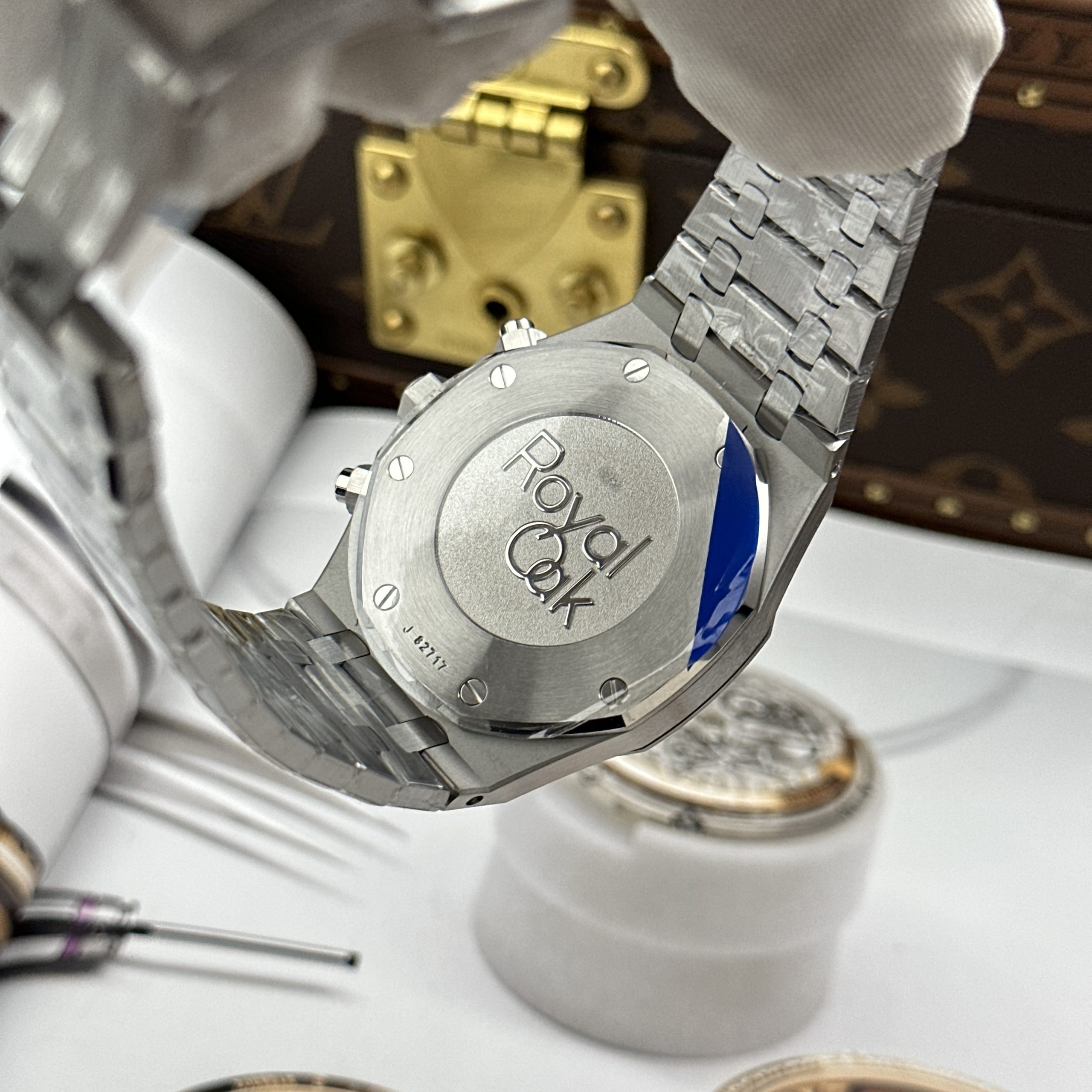 Audemars Piguet Rep11 Royal Oak Chronograph 26331 Blue Dial APS Factory 41mm - Image 12
