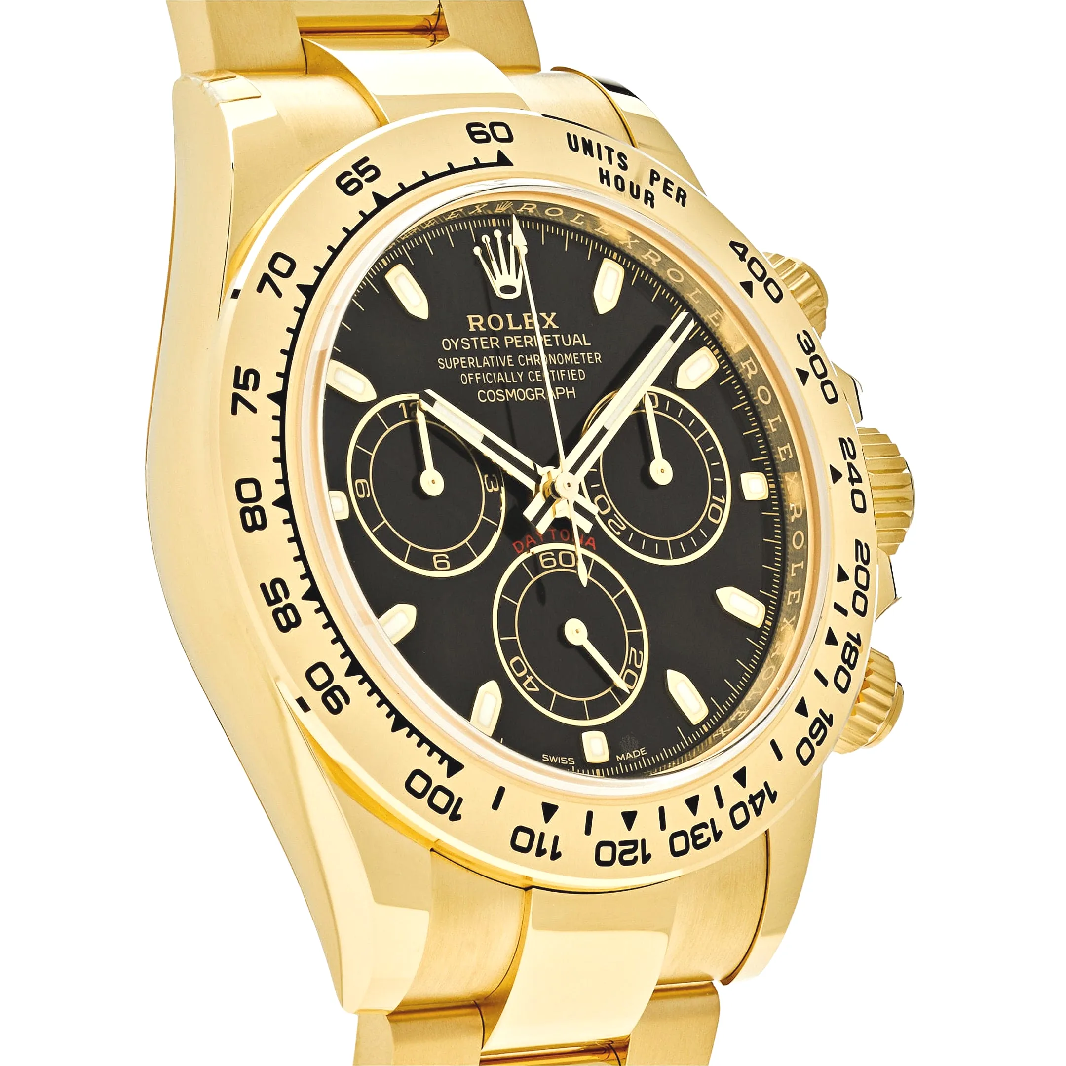 Rolex Daytona 116508 Yellow Gold Black Dial 40mm - Image 3