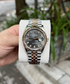 Rolex DateJust 126231 Fluted Gray Dial Replica Watch VS Factory 36mm