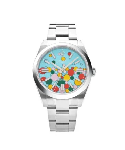 Rolex Oyster Perpetual 41 124300 Stainless Steel ‘Celebration Motif’ Dial