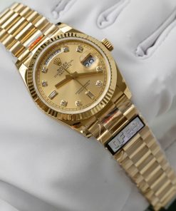 Alternative view of Rolex Replica Watch Day-Date M128238 Gold Weight 159 Grams QF Factory 36mm