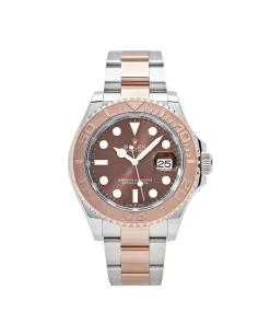 Rolex Yacht-Master 40 126621 Stainless Steel Rose Gold Brown Dial