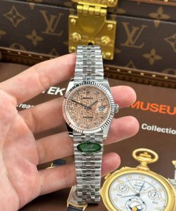 Rolex DateJust 126234 Replica 11 Pink Dial Jubilee Strap AR Factory 36mm