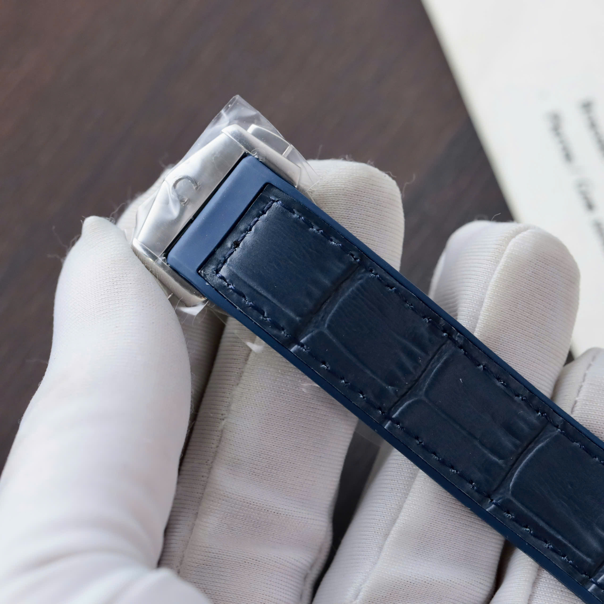 Omega Constellation Men’s Replica 11 with Blue Leather Strap VS Factory 41mm - Image 9