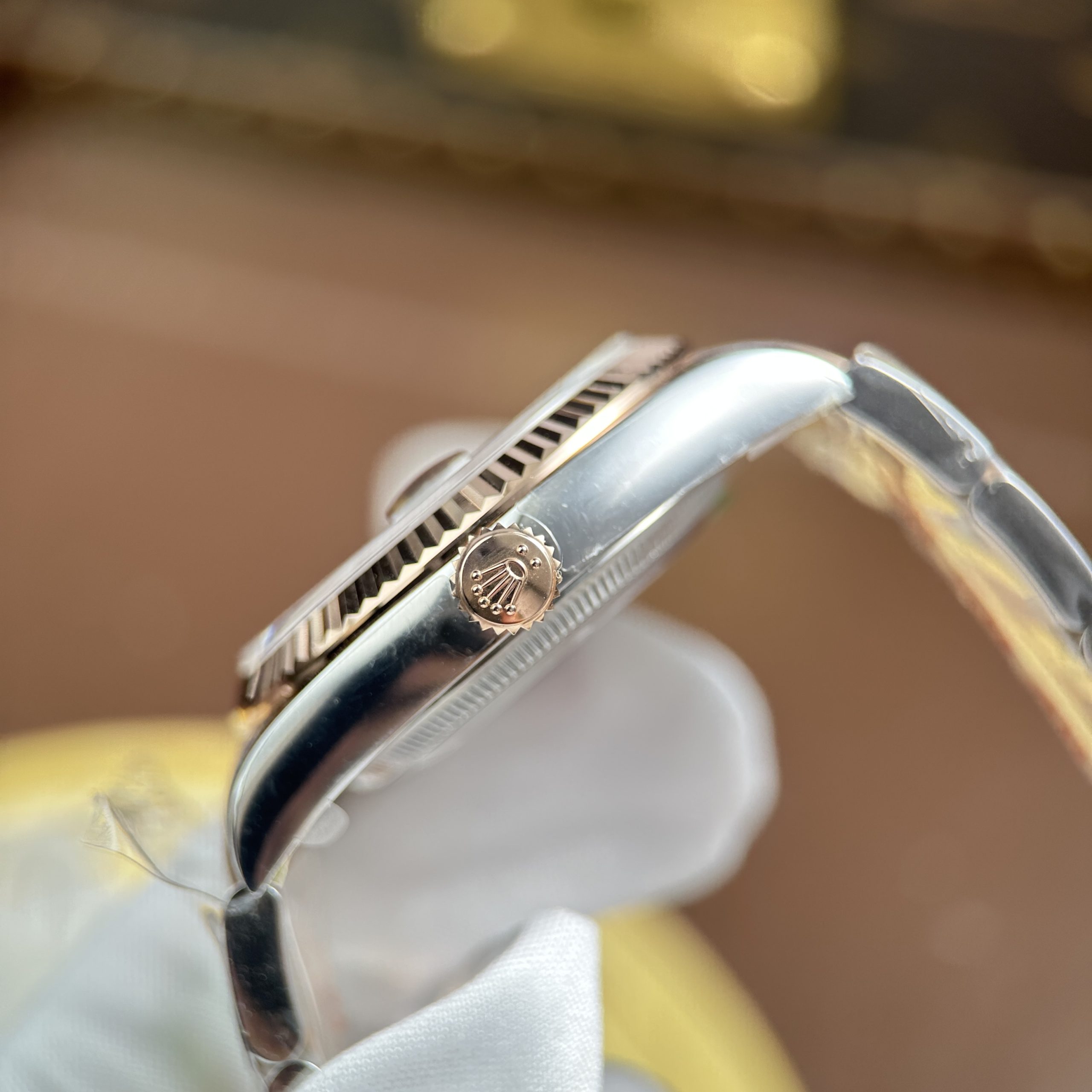 Rolex DateJust High-End Chocolate Brown Dial Oyster Strap Factory AR 36mm - Image 5