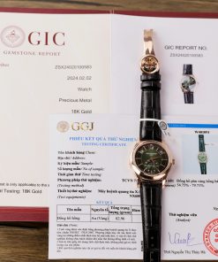 Patek Philippe 5205R Replica 11 Dial Green 18K Gold Wrapped GR Factory 40mm