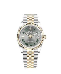 Rolex Datejust 36 126233 ‘Wimbledon’ Stainless Steel Yellow Gold Slate Dial Jubilee
