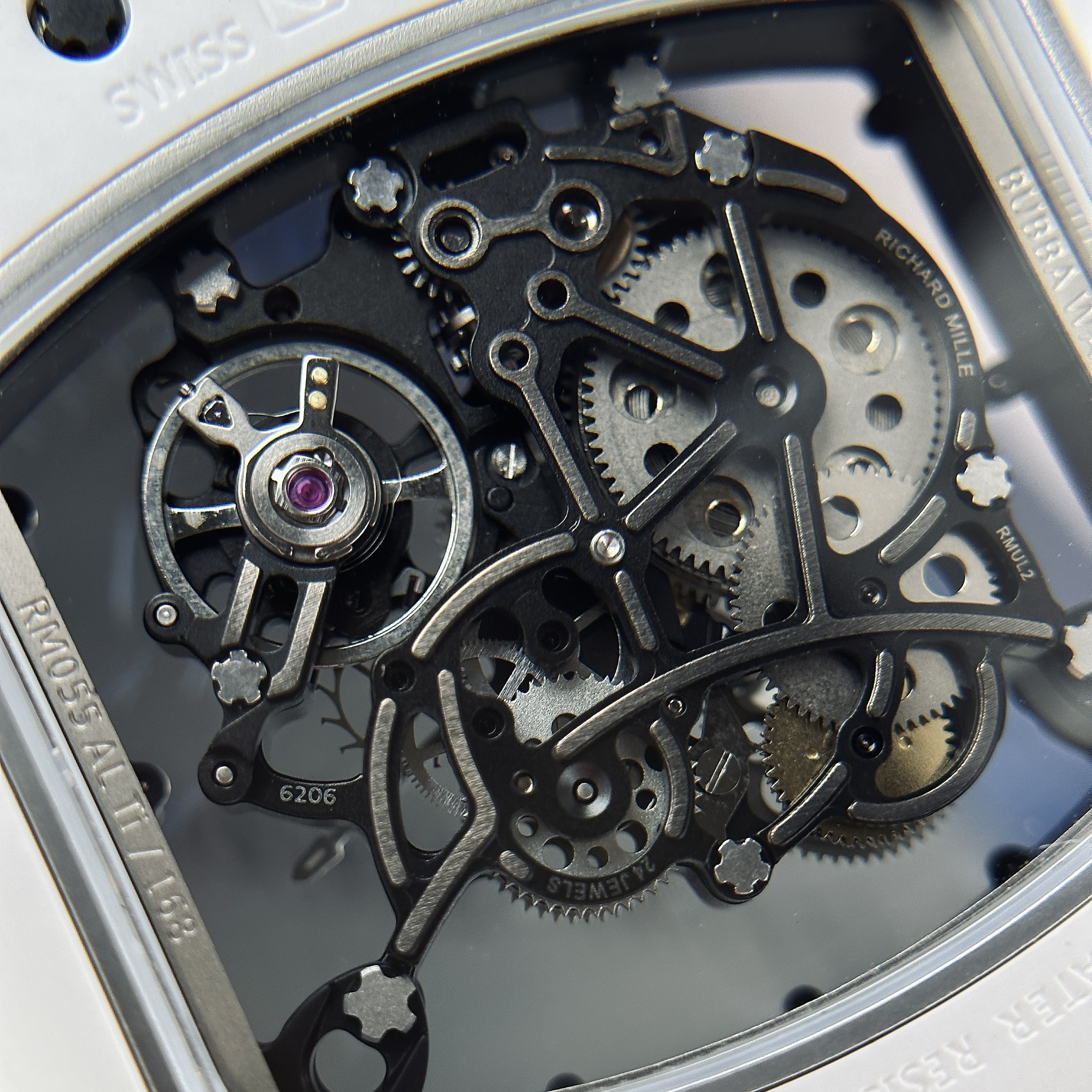 Replica Richard Mille Watch RM055 Ceramic Bubba Watson BBR Factory 45mm - Image 11