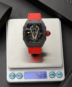 Alternative view of Richard Mille Best Replica Watch RM27-03 Tourbillon Carbon Nylon Strap 42 Grams 44mm