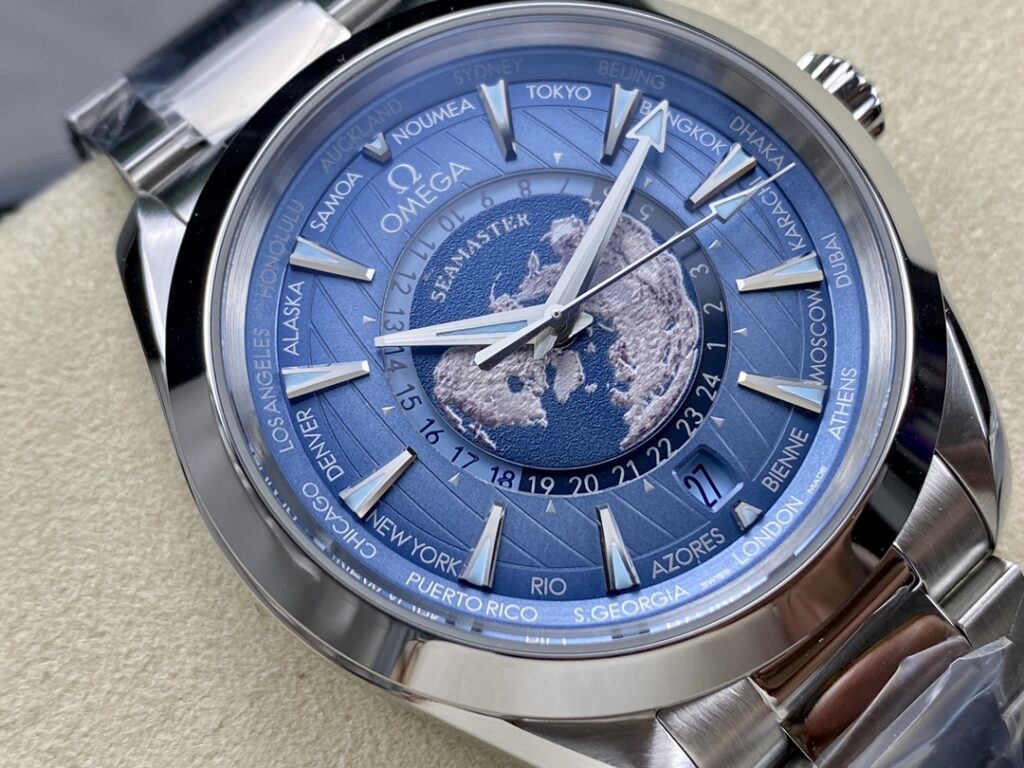 Omega Replica 11 Watch Aqua Terra Woldtimer Summer Blue VSF 43mm - Image 4