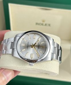 Alternative view of Rolex Oyster Perpetual 124300 Dial Silver Replica Watches Clean Factory 41mm