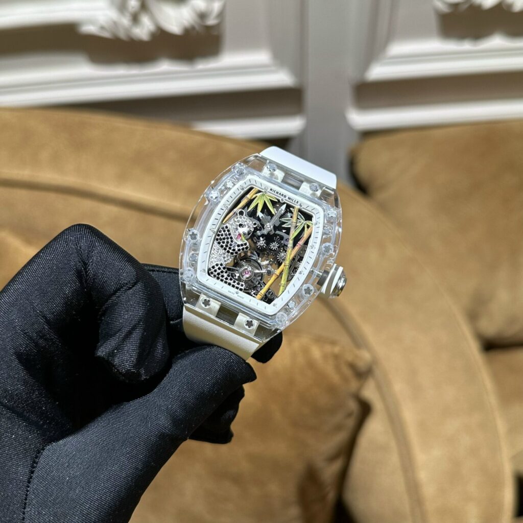 Richard Mille RM26-01 Tourbillon Sapphire Watch Panda 43mm - Image 4