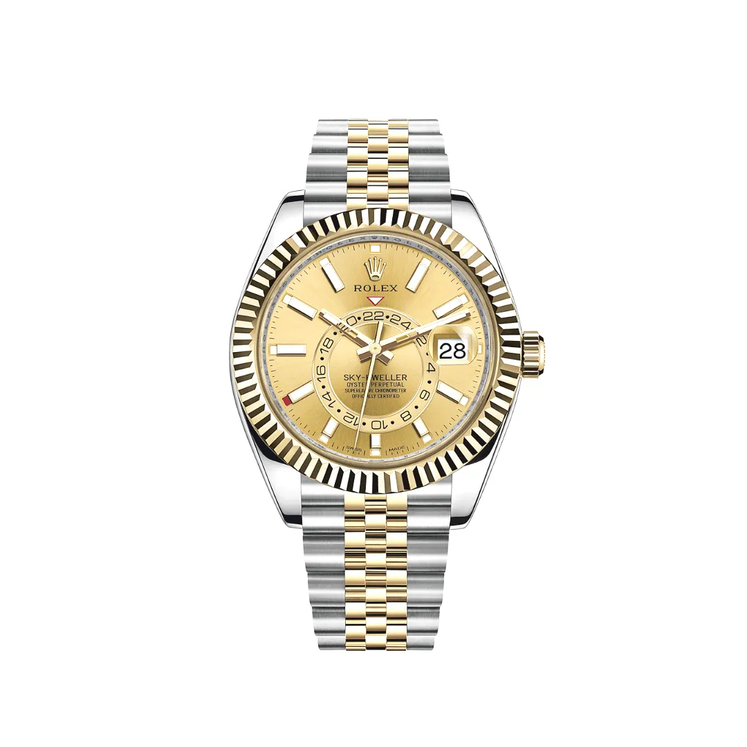 Rolex Sky-Dweller 326933 Stainless Steel Yellow Gold 42mm