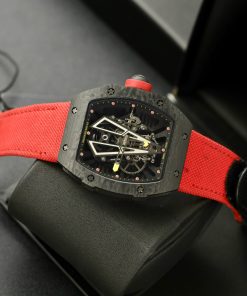 Richard Mille Best Replica Watch RM27-03 Tourbillon Carbon Nylon Strap 42 Grams 44mm