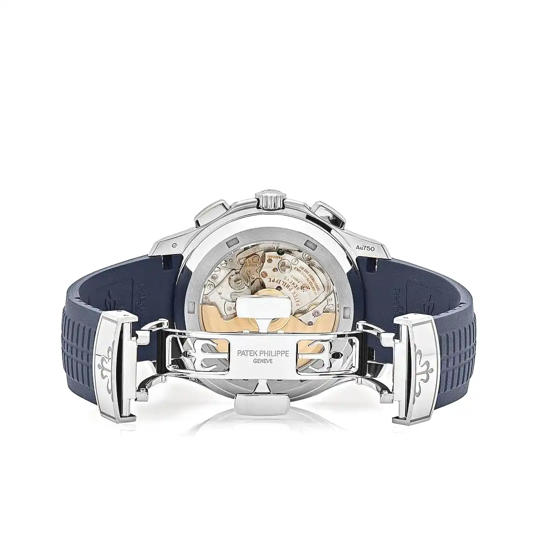 Patek Philippe Aquanaut 5968G-001 White Gold Blue Dial - Image 6