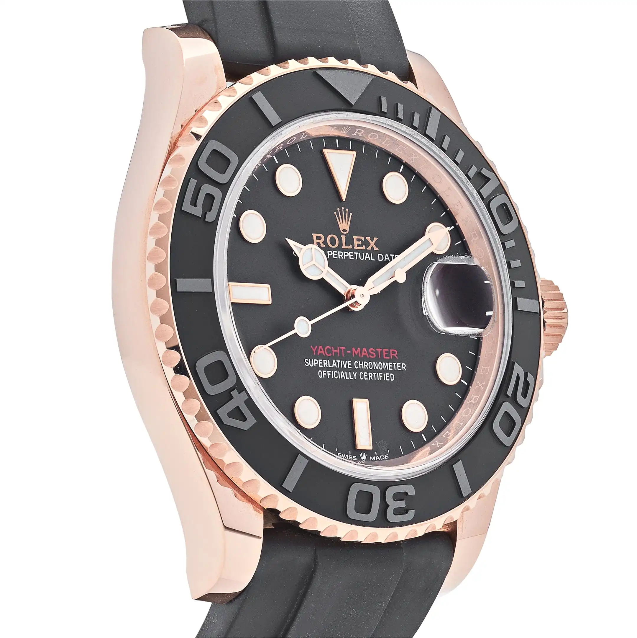 Rolex Yacht-Master 126655 Rose Gold Black Dial 40mm - Image 6
