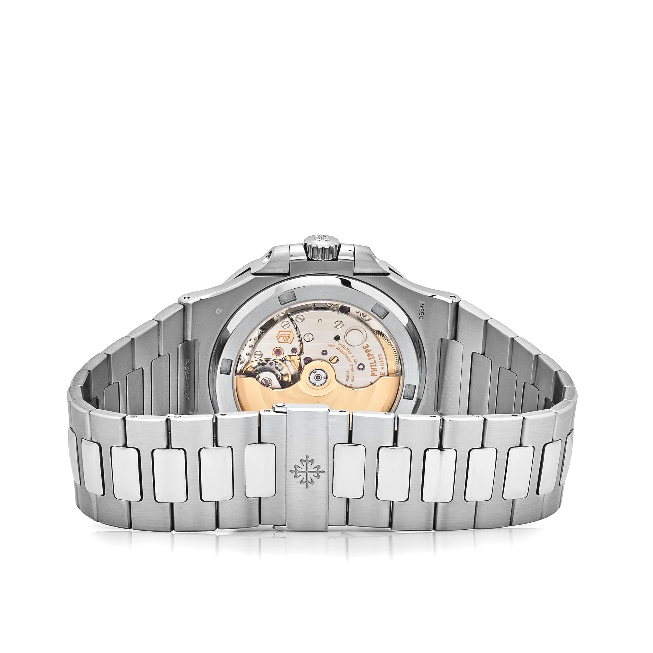 Patek Philippe Nautilus 5711/113P-001 Date Platinum Emeralds Black Dial - Image 6