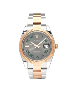 Rolex Datejust 41 126331 ‘Wimbledon’ Rose Gold Stainless Steel