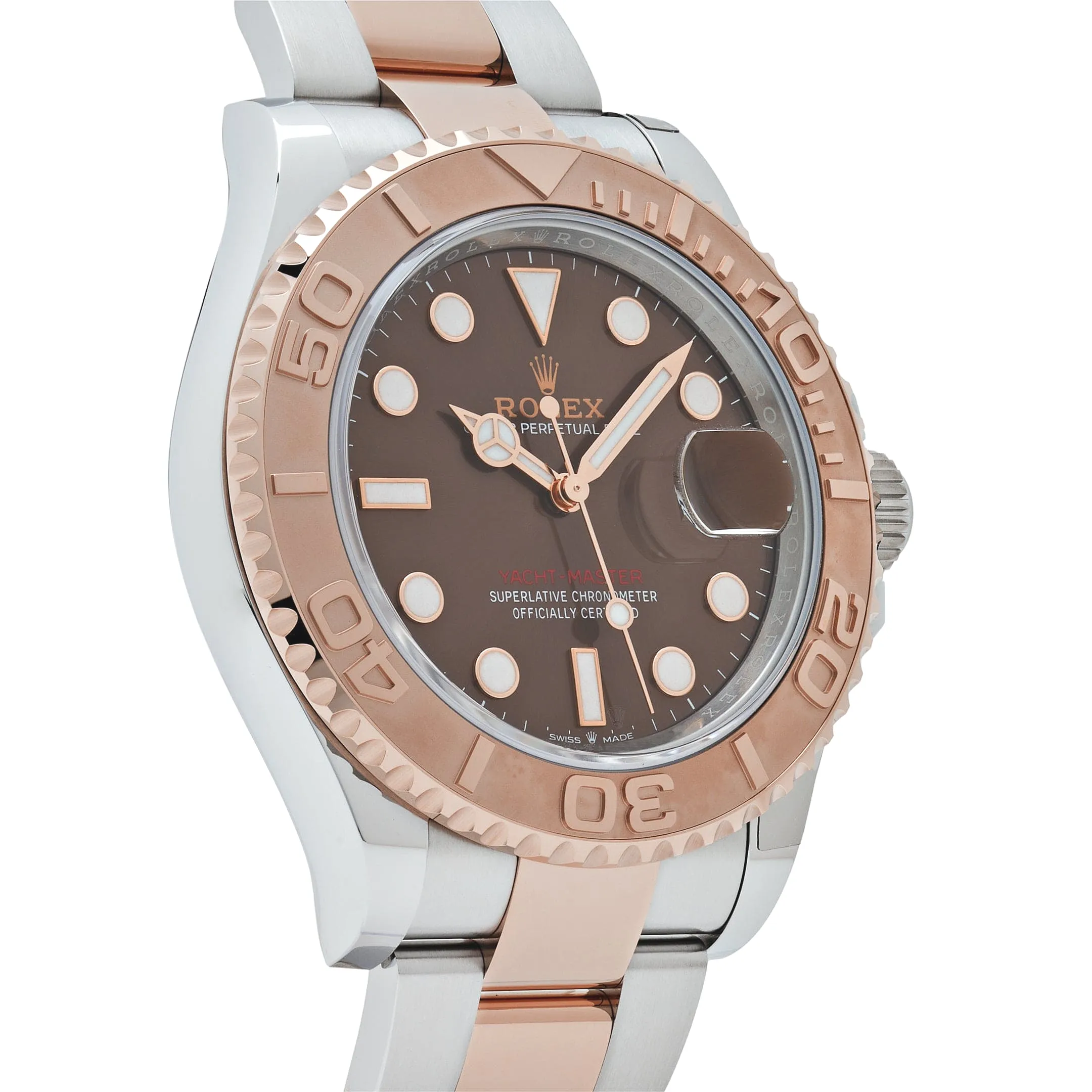 Rolex Yacht-Master 40 126621 Stainless Steel Rose Gold Brown Dial - Image 4