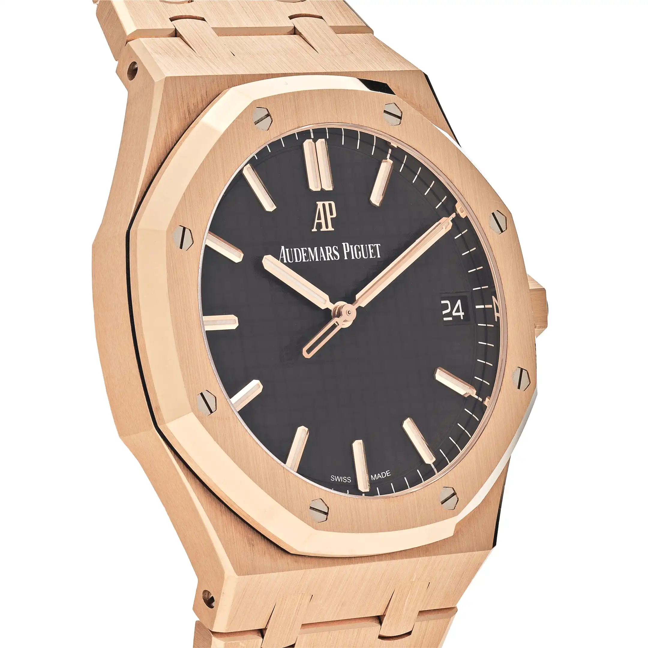 Audemars Piguet Royal Oak 15500OR.OO.1220OR.01 Selfwinding Rose Gold Black Dial - Image 4