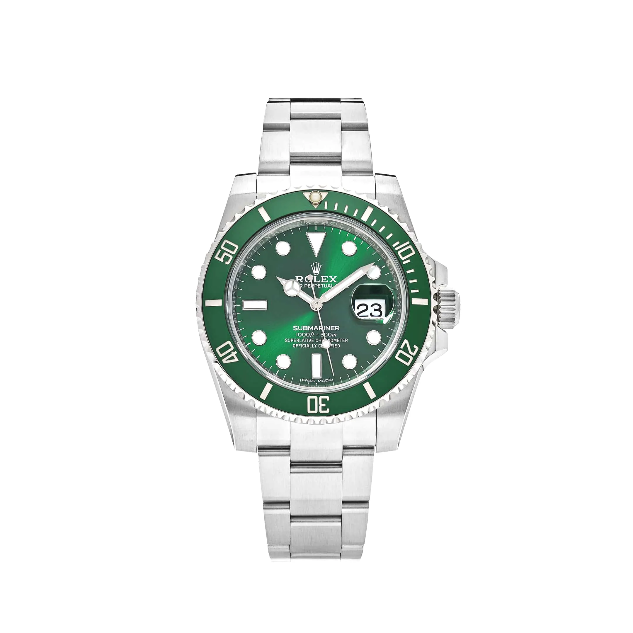 Rolex Submariner Date 116610LV ‘Hulk’ Stainless Steel Green Dial 40MM