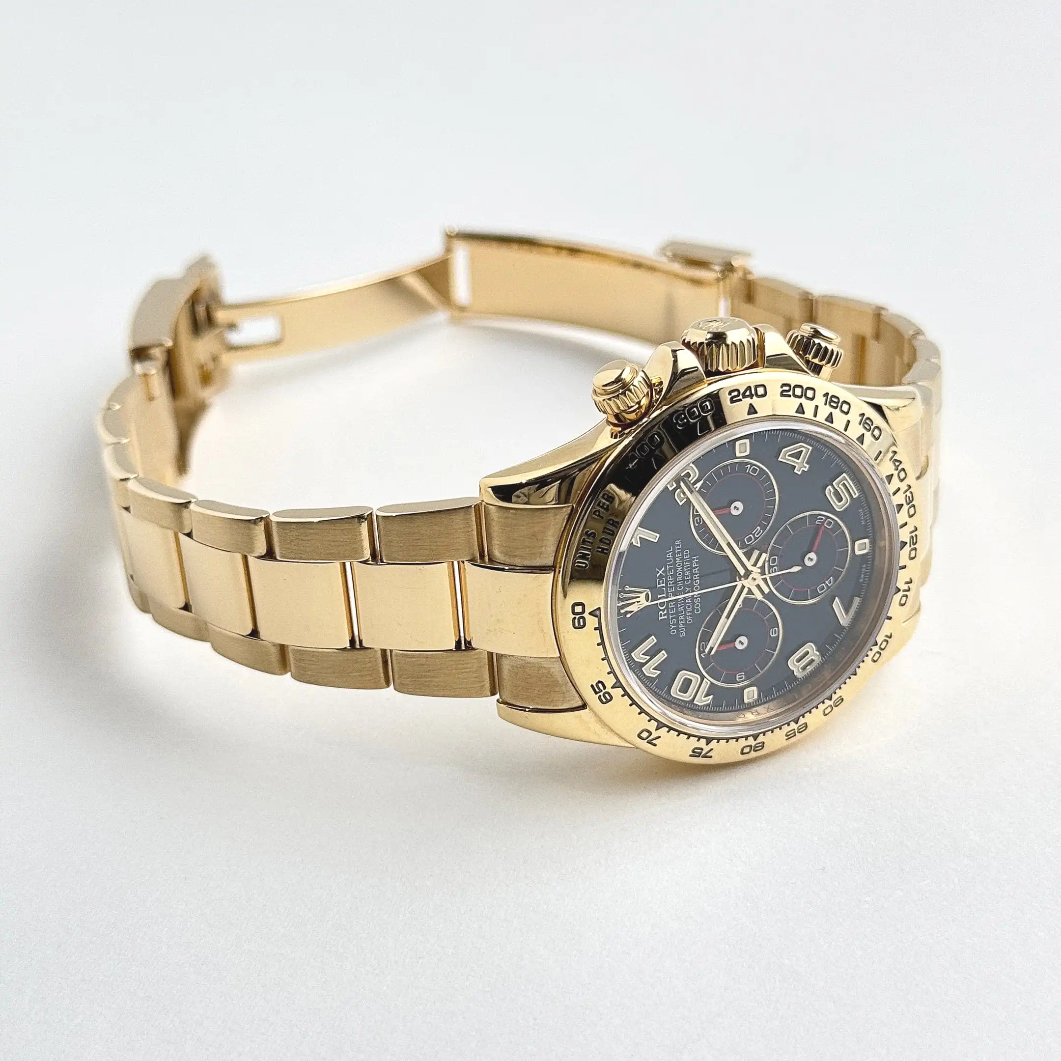 Rolex Daytona 116508 Yellow Gold Blue Racing Arabic 40mm - Image 4