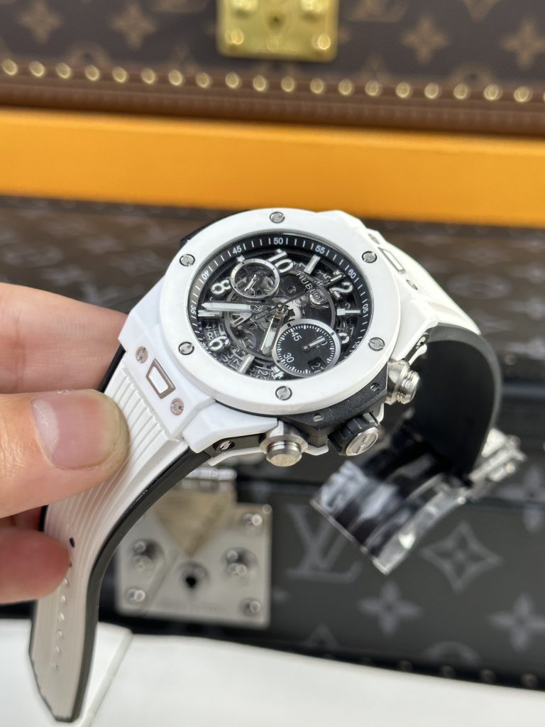 Hublot Big Bang Unico White Ceramic Replica Watch BBF Factory (3)