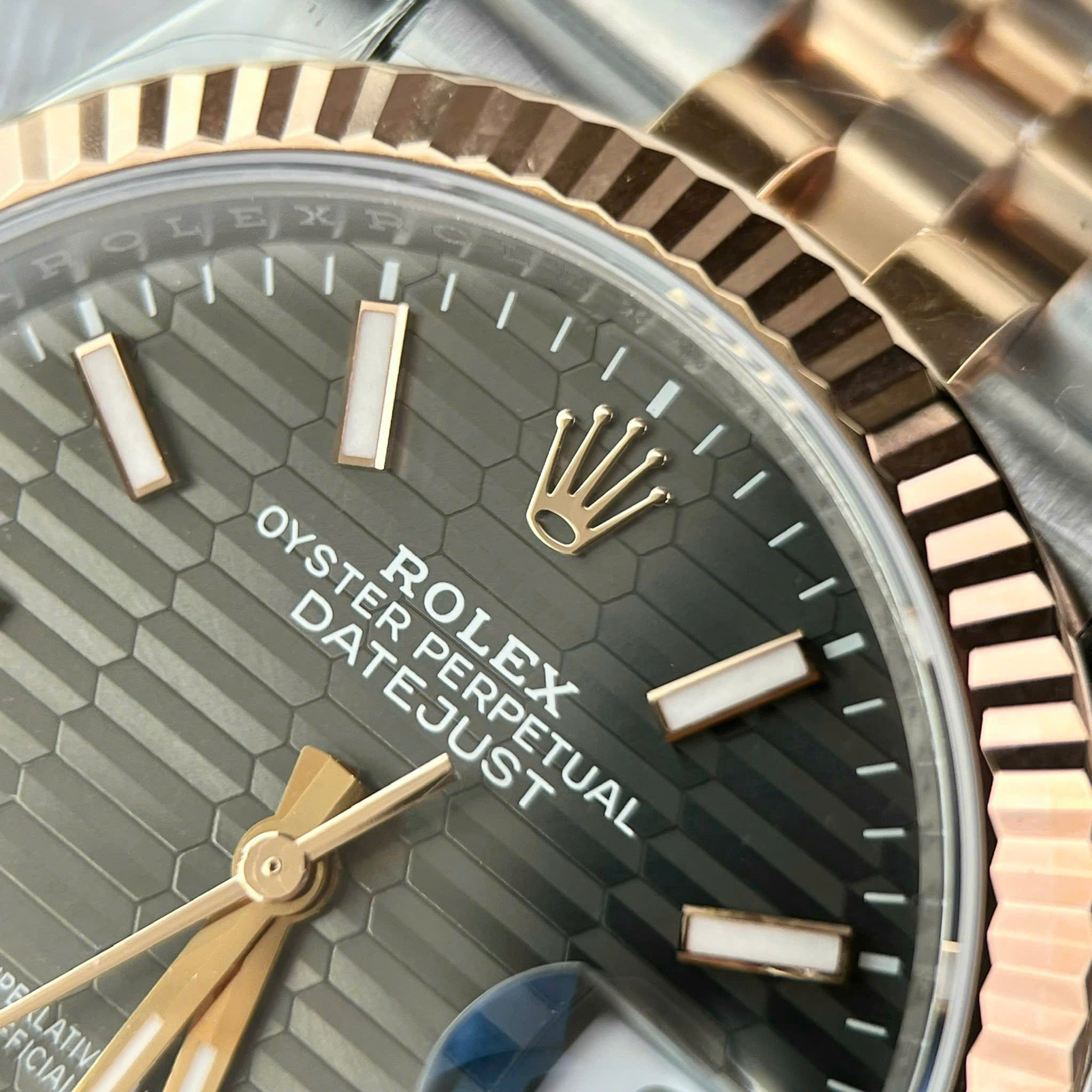 Rolex Datejust 126231 Replica Watch with Gray Brick Dial VSF Factory 36mm - Image 4