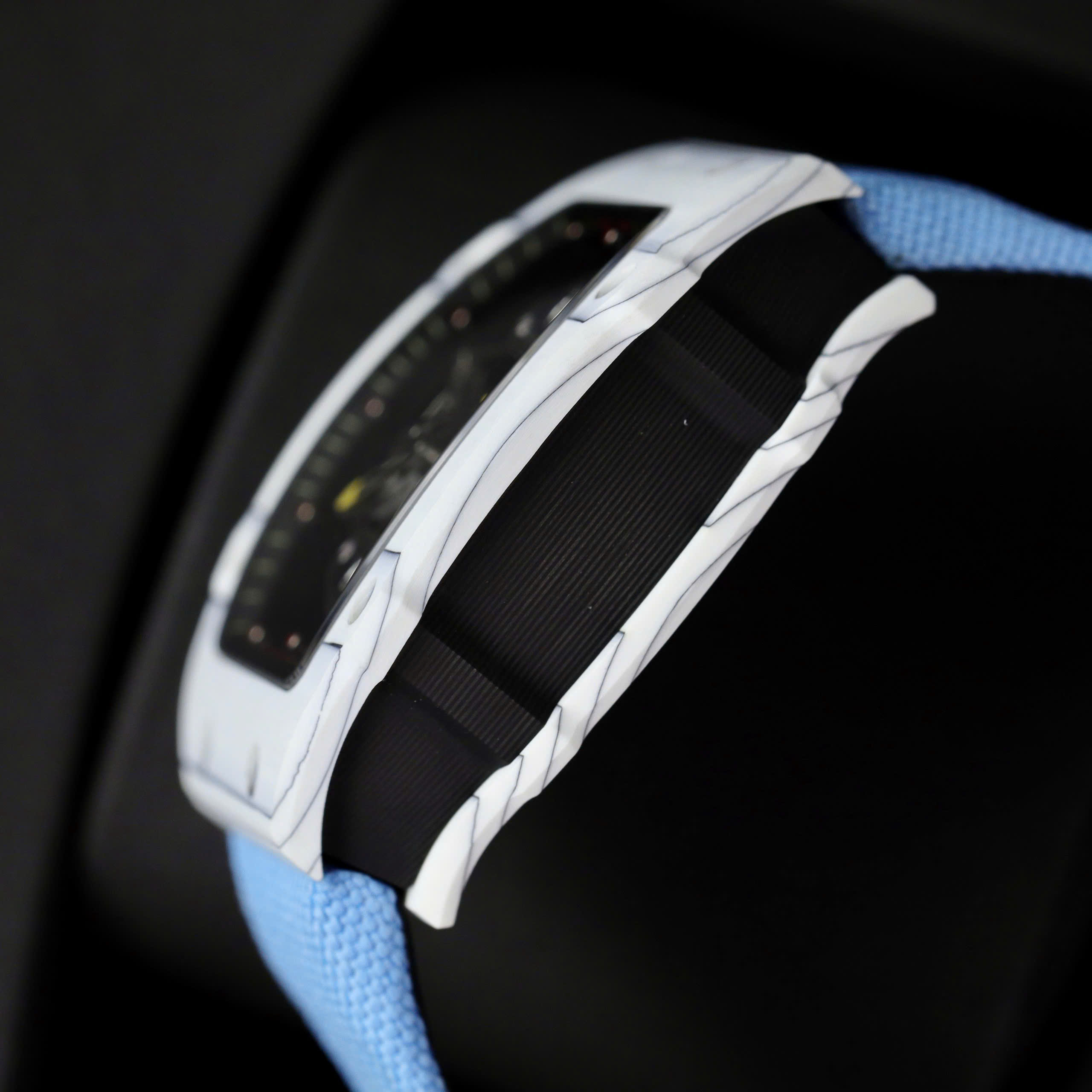 Richard Mille 27-02 Replica 11 Rafael Nadal Tourbillon Blue Nato Strap 42mm - Image 6