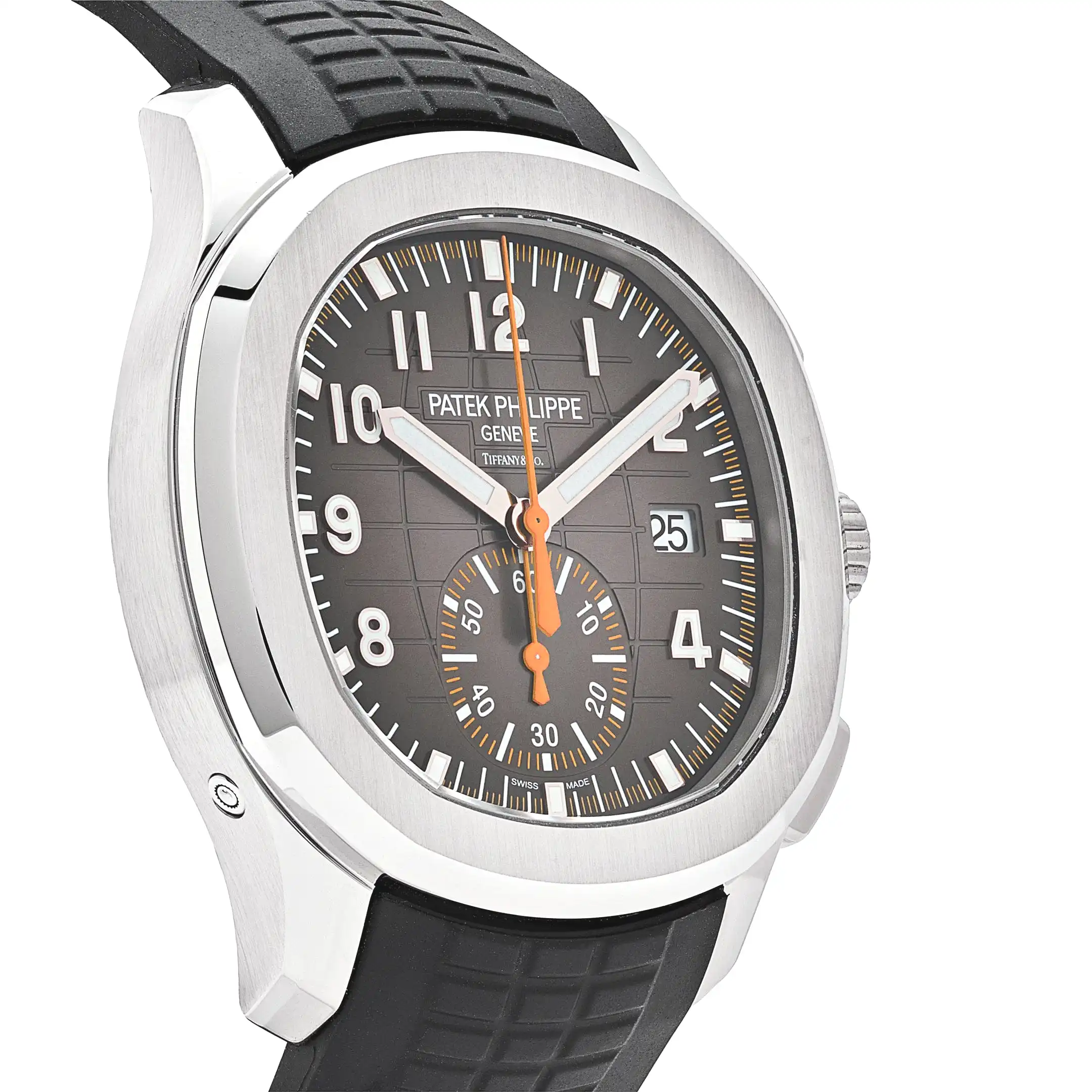 Patek Philippe Aquanaut Chronograph 5968A-001 ‘Tiffany & Co.’ Stainless Steel Black Dial - Image 3