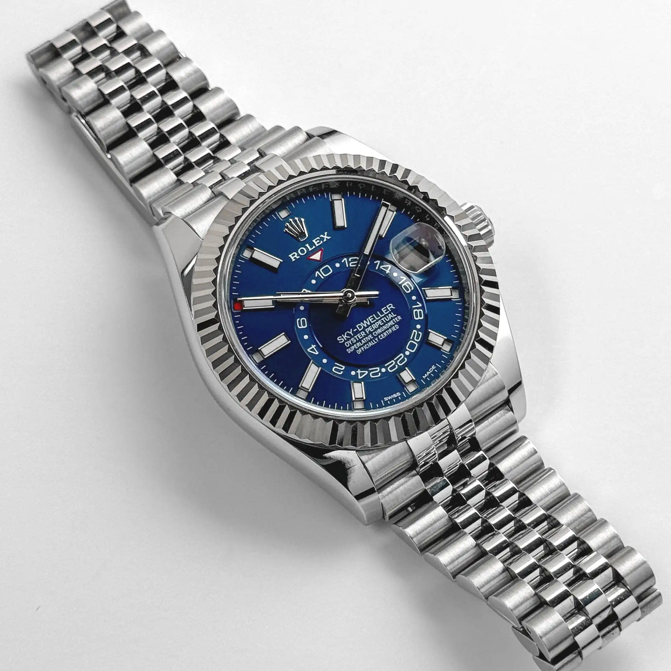 Rolex Sky-Dweller 326934 Stainless Steel Blue Dial Jubilee 42mm - Image 7