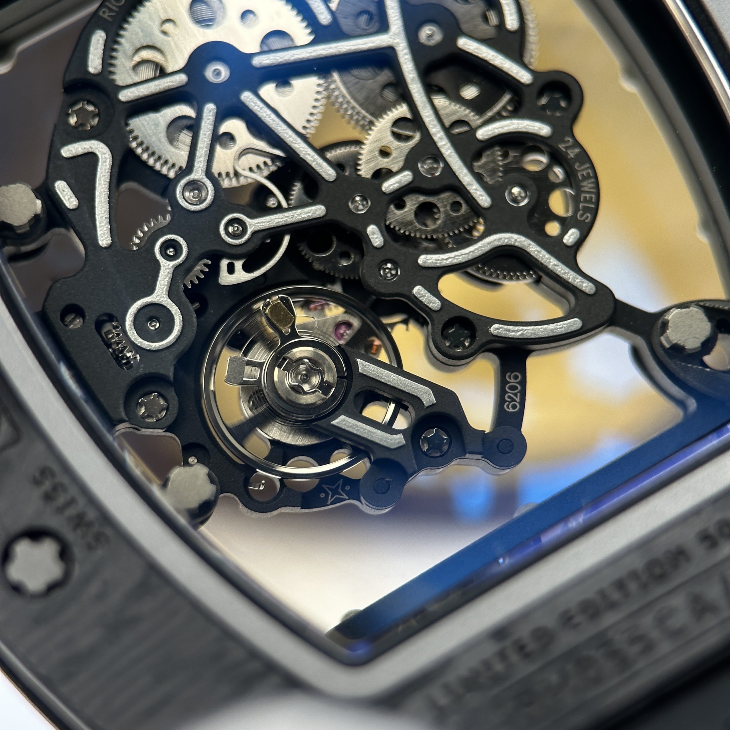 Richard Mille Carbon Crafting NTPT RM055 Black Rubber Strap ZF Factory 49.9×42.7mm - Image 10