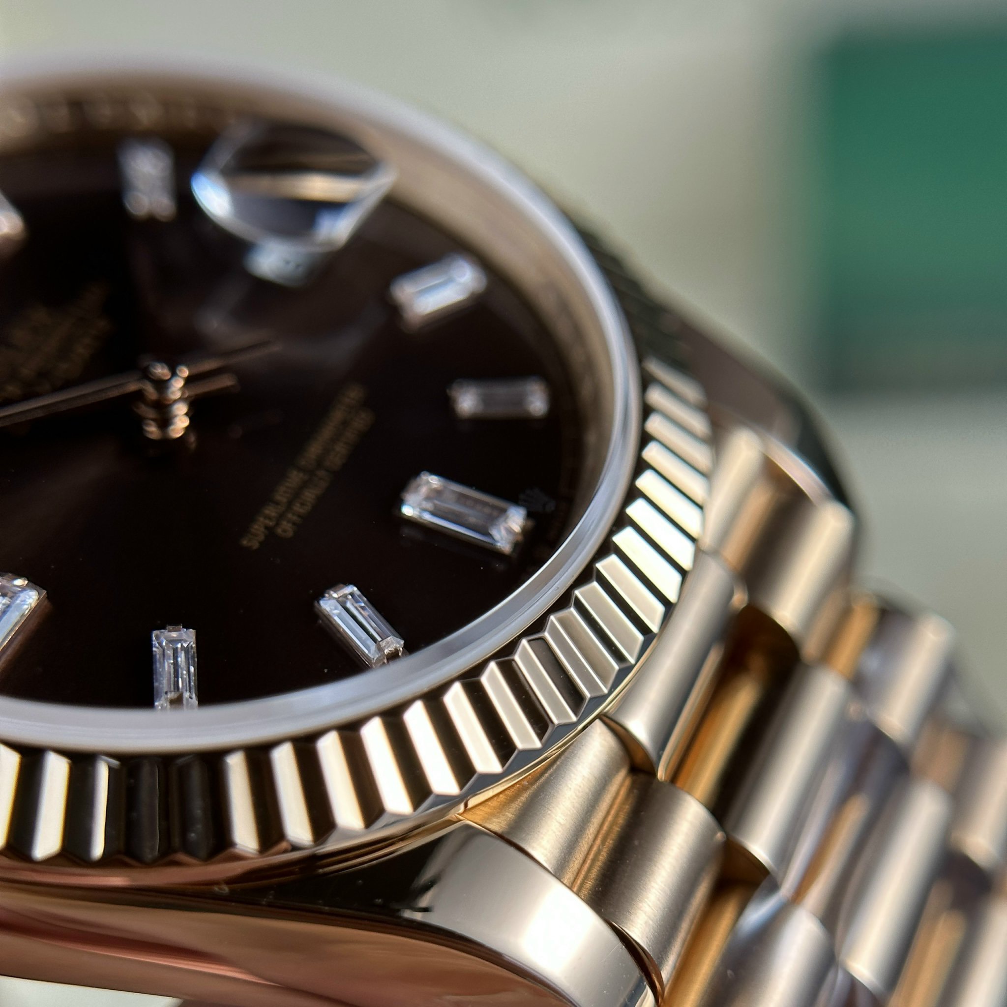 Replica Rolex Watch Day-Date 228235 18K Gold Wrapped 178 Grams GMF 40mm - Image 10