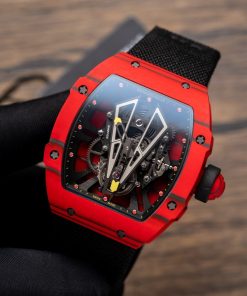 Richard Mille Best Replica Watch RM27-03 Tourbillon Red Carbon 42 Grams 44mm