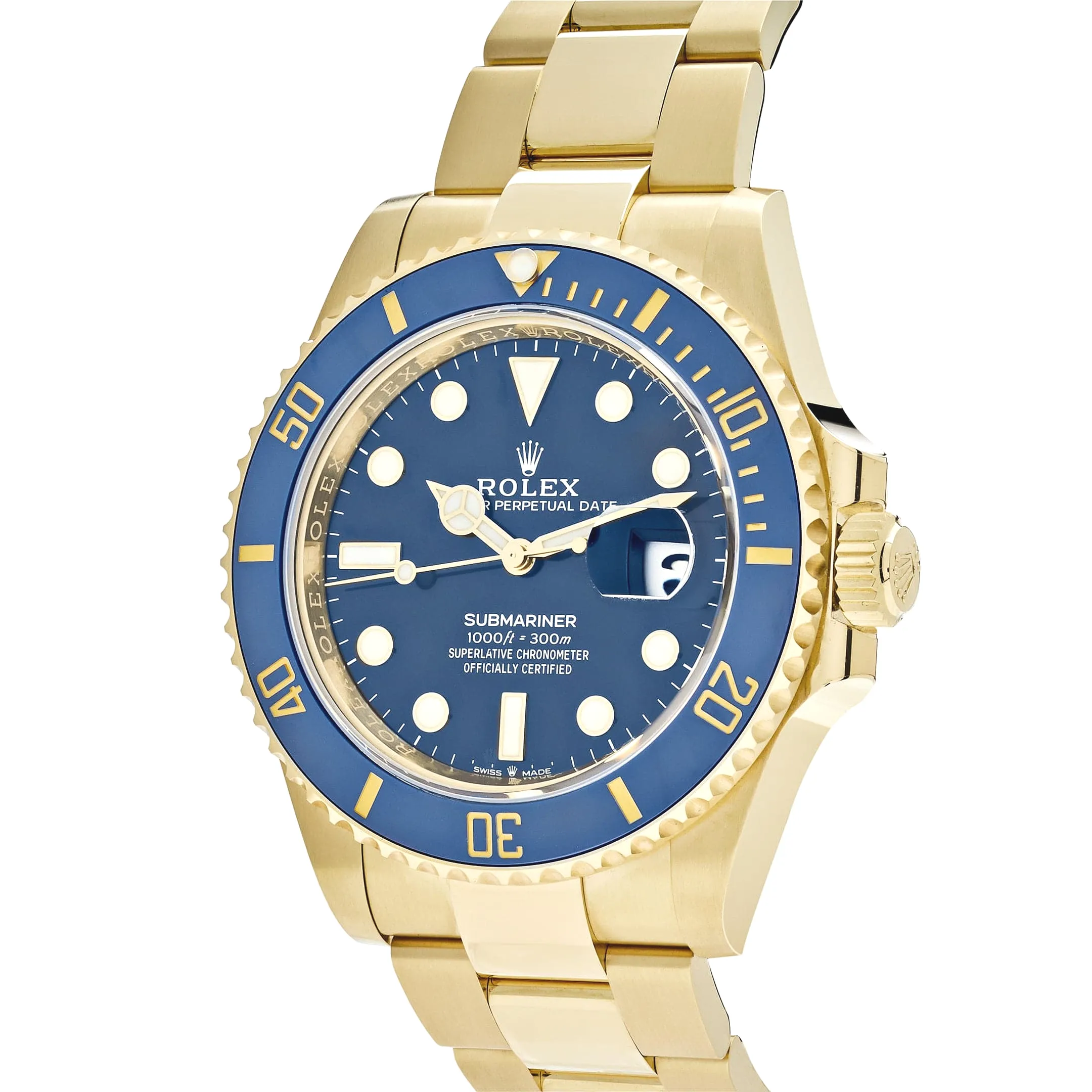 Rolex Submariner Date 126618LB Yellow Gold Blue Dial 41mm - Image 2