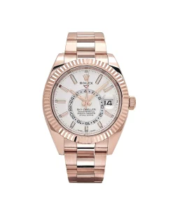Rolex Sky-Dweller 326935 Rose Gold White Dial 42mm