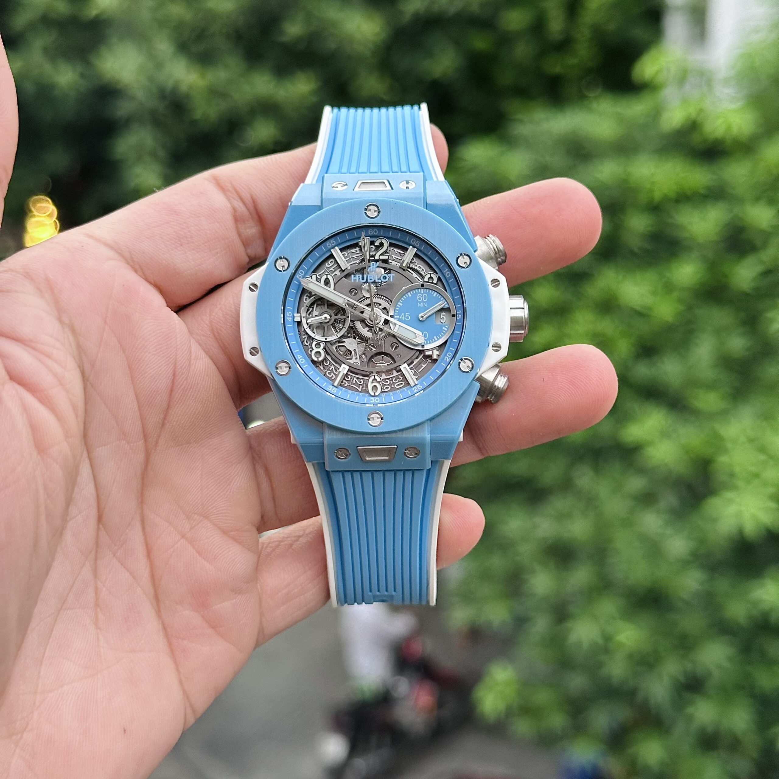 Hublot Big Bang Unico Sky Blue Watch Best Quality 42mm