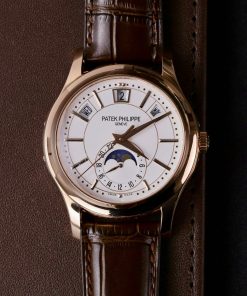 Patek Philippe Complications 5205R Rose Gold White Dial Factory GR 40mm