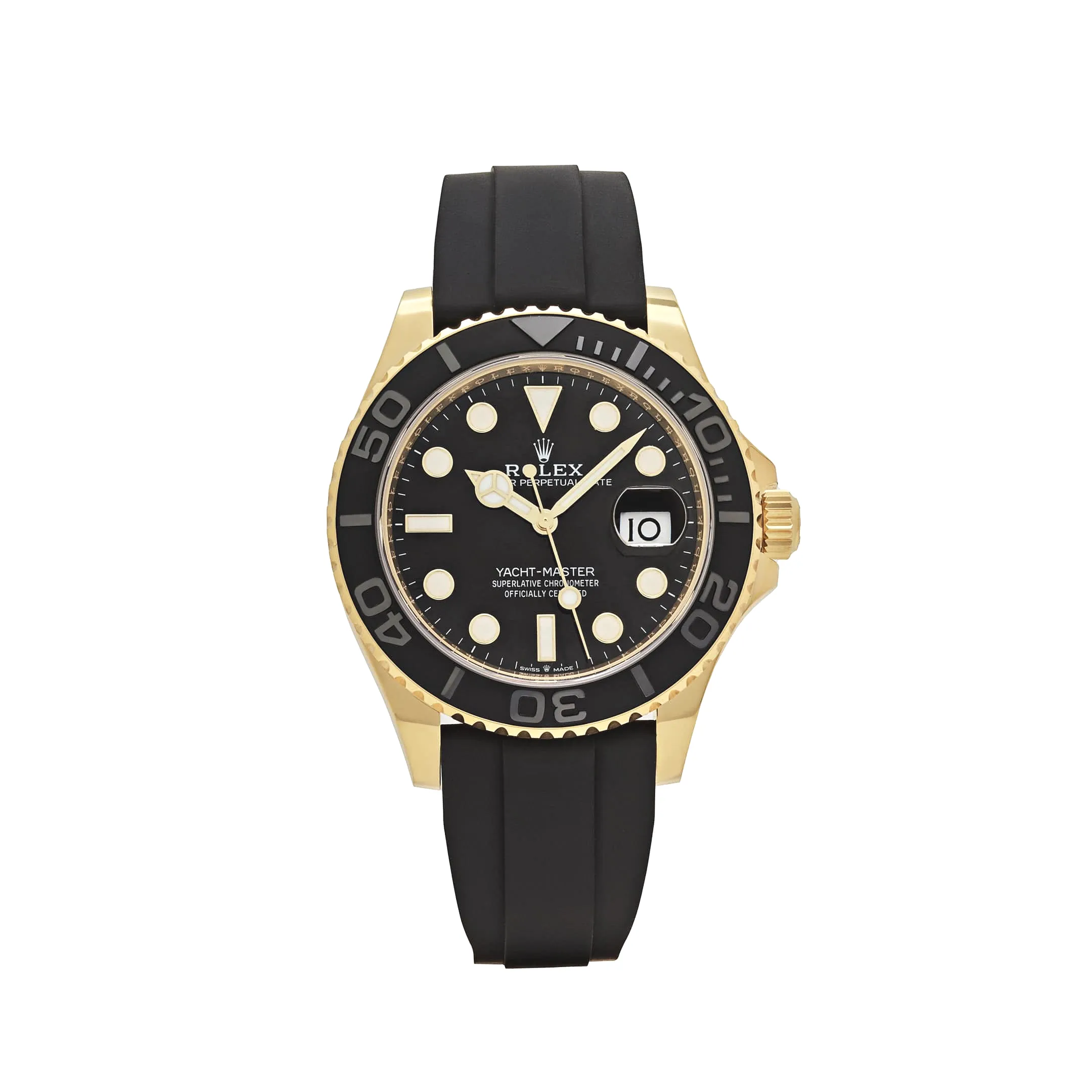 Rolex Yacht-Master 42 226658 Yellow Gold Oysterflex