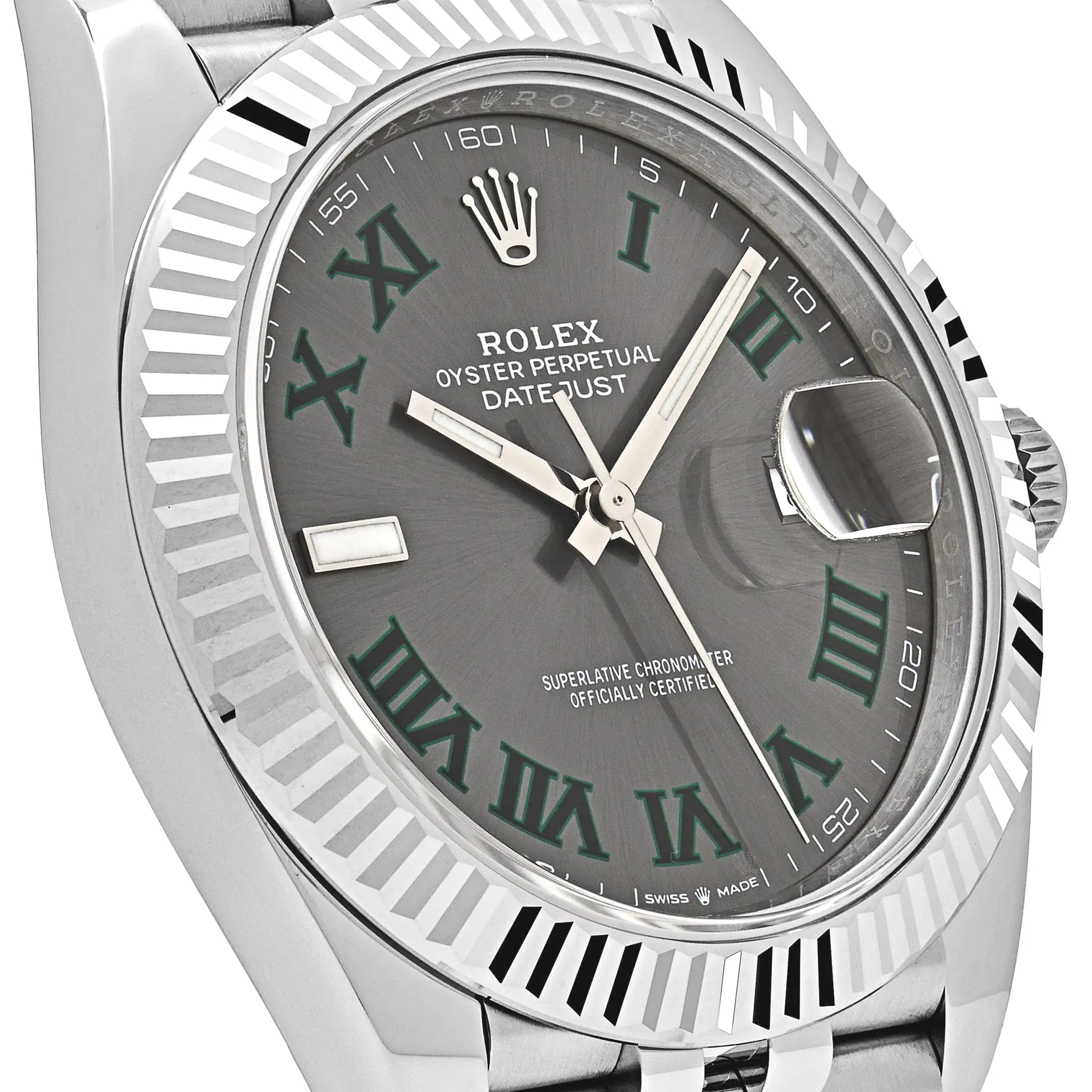 Rolex Datejust 41 126334 ‘Wimbledon’ Stainless Steel Slate Dial Jubilee - Image 5