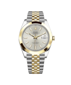 Rolex Datejust 41 126303 Stainless Steel Yellow Gold Silver Dial Jubilee