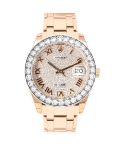 Rolex Datejust 39 Pearlmaster 86285 Diamond Paved