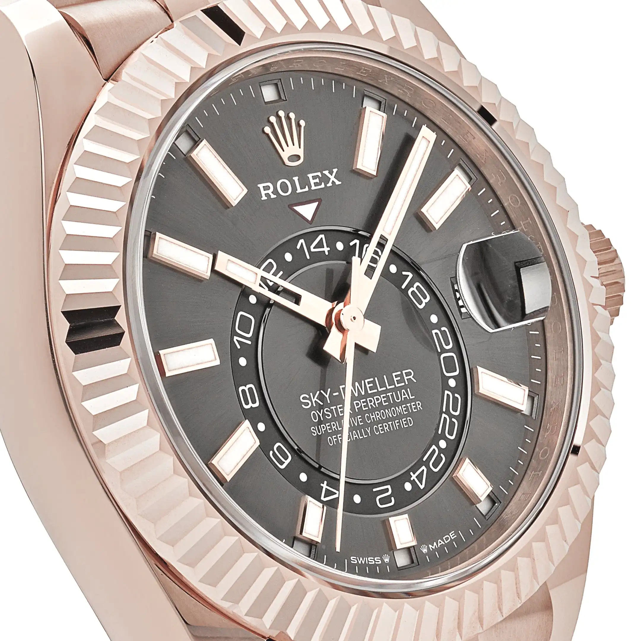 Rolex Sky-Dweller 336935 Everose Gold Slate Dial Jubilee 42mm - Image 5
