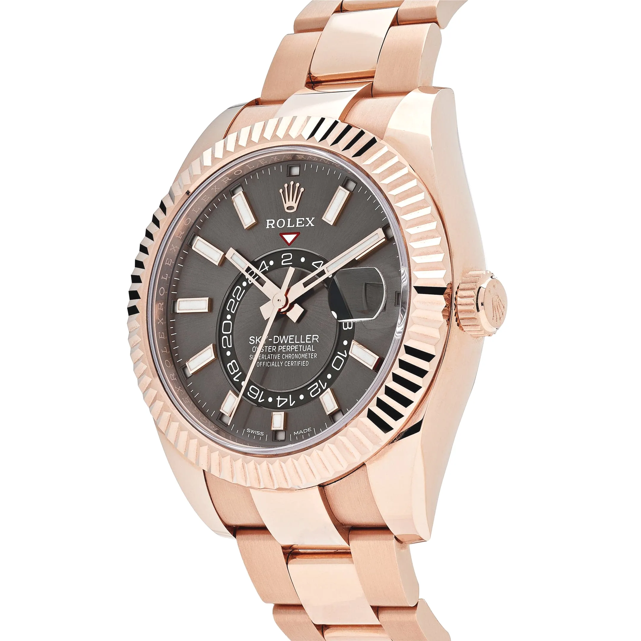 Rolex Sky-Dweller 336935 Rose Gold Rhodium Slate Grey Dial 42mm - Image 2