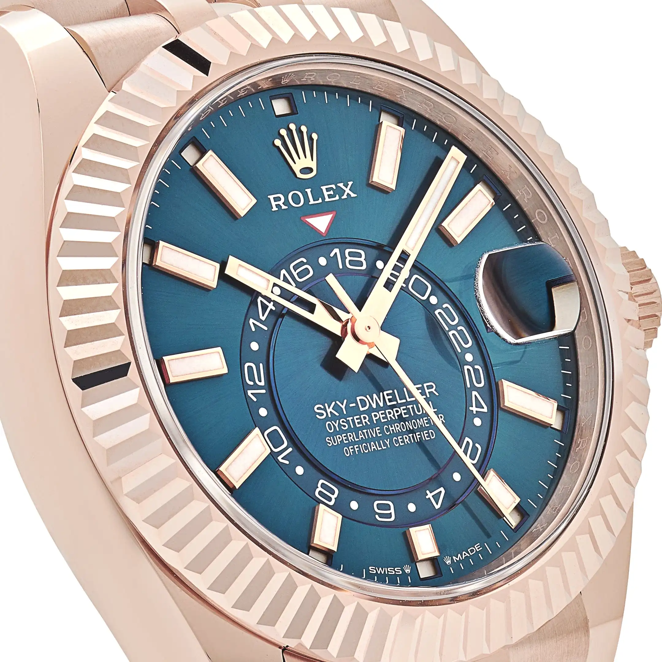 Rolex Sky-Dweller 336935 Everose Gold Blue Dial Jubilee 42mm - Image 5