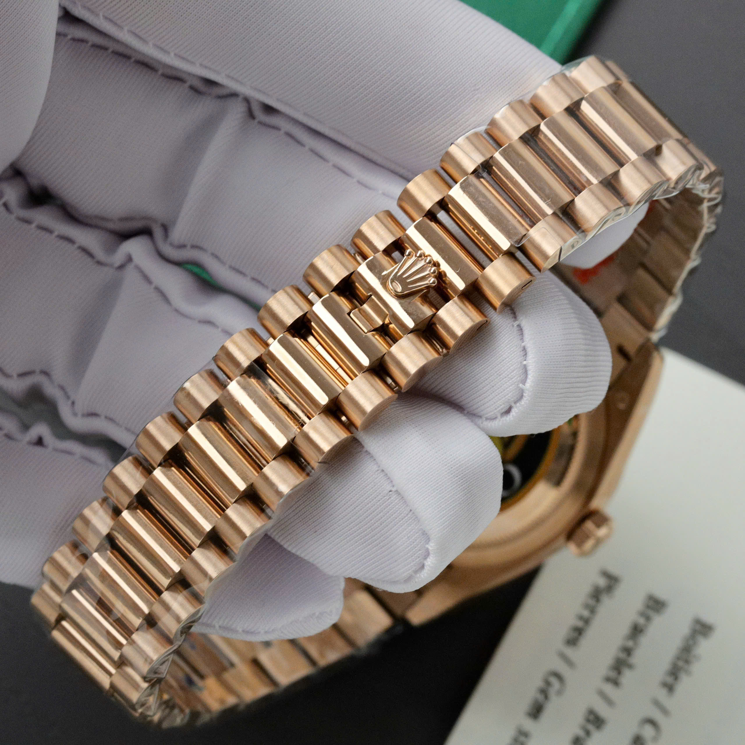 Rolex Day-Date 128238 Replica Watch MOP Face Weight 158gr Factory QF 36mm - Image 8