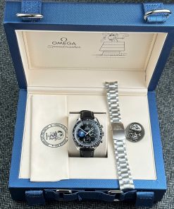 Alternative view of Omega Best Quality Watch Speedmaster Silver Snoopy 50th Anniversary Edition Black Dial New 2025 42mm