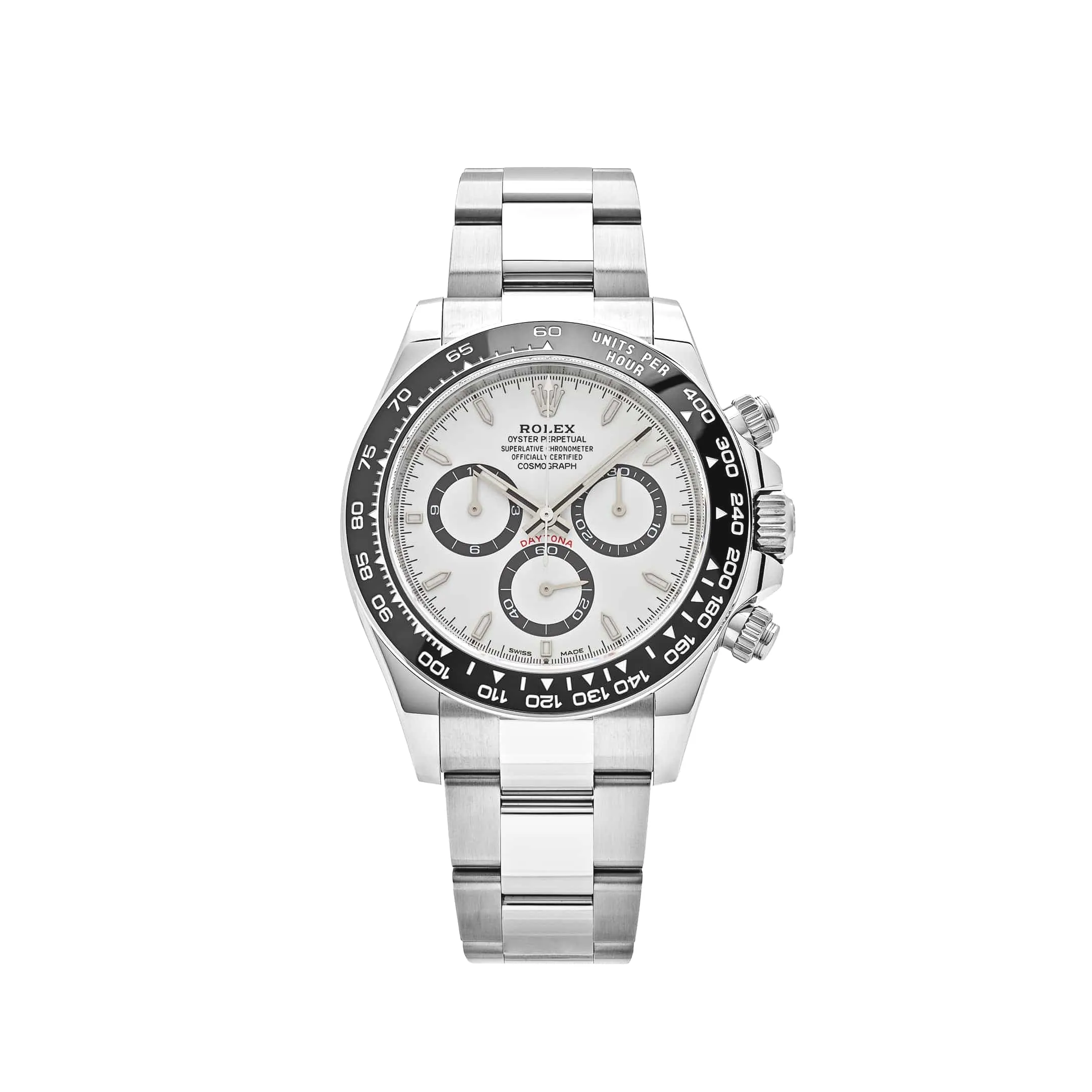 Rolex Daytona 126500LN Stainless Steel White Panda Dial 40mm