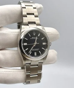 Alternative view of Rolex Oyster Perpetual 36 126000 Stainless Steel Black Dial